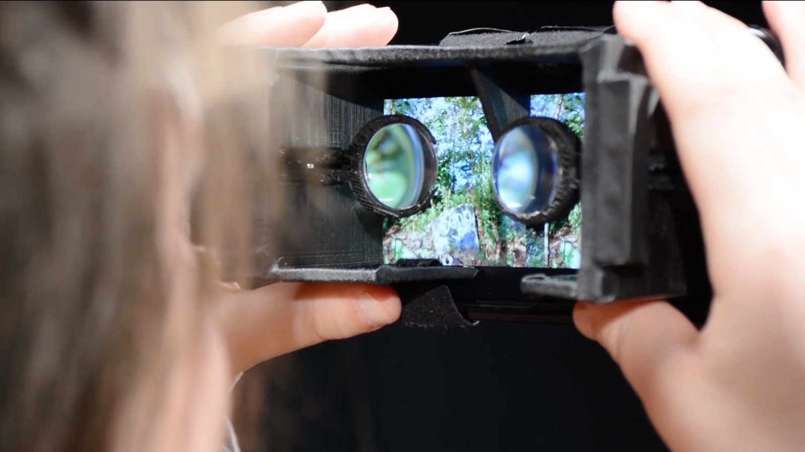 Over the River — 3D-printed VR viewers pointed at Hunter's Point South, created with Sarah Nelson Wright